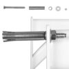 Optrekstang multifunctioneel - Wit/Zwart - Afbeelding 3