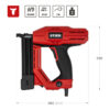 STIER TK-18 - 230V - Elektrische Combi Tacker met 400 Nagels en Klemmen - Afbeelding 3