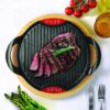 Bialetti Ghisa Grillplaat met houten basis - Afbeelding 3