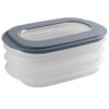 Sigma home vleeswarendoos transparant blauw