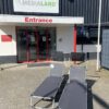 Opvouwbare tuinstoel - Met zonnescherm - Antraciet - Afbeelding 3