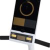 Lig-hometrainer voor thuisgebruik – met app-koppeling, 24 weerstandsniveaus & 6 trainingsprogramma’s – tot 110 kg – wit/geel - Afbeelding 3
