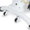 Lig-hometrainer voor thuisgebruik – met app-koppeling, 24 weerstandsniveaus & 6 trainingsprogramma’s – tot 110 kg – wit/geel - Afbeelding 4
